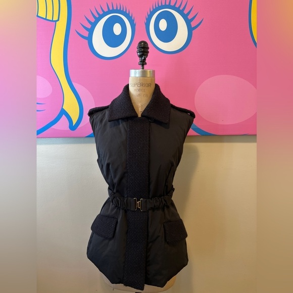 Derek Lam Black Sleeveless Jacket